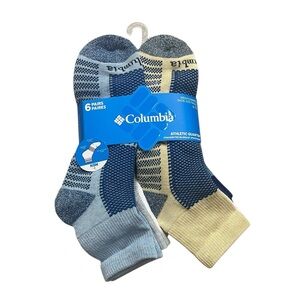 NEW! Columbia Men's Athletic Quarter Socks